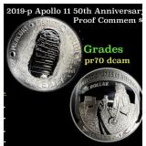 2019-p Apollo 11 50th Anniversary Proof Modern Com