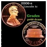 2006-s Proof Lincoln Cent 1c Grades GEM++ Proof De