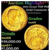 *Highlight* 1922 Grant Gold Commem Dollar TOP POP!