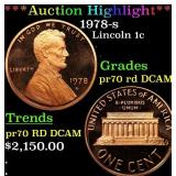 *Highlight* 1978-s Proof Lincoln Cent 1c pr70 rd D