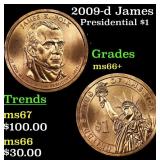 2009-d James K. Polk - Position B Presidential Dol