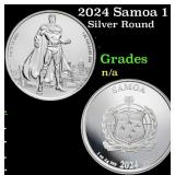 2024 Samoa 1 oz Silver DC Comics Superman Coin