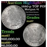 *Highlight* 1880-p Morgan Dollar TOP POP! $1 ms67