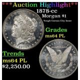 *Highlight* 1878-cc Morgan Dollar $1 ms64 PL SEGS