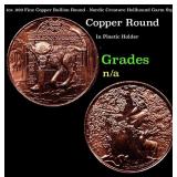 1oz .999 Fine Copper Bullion Round - Nordic Creatu