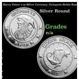 Harry Potter 1 oz Silver Currency: Gringotts Sickl
