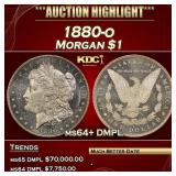 1880-o Morgan Dollar $1 ms64+ DMPL SEGS