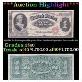1886 $1 large size Silver Certificate Martha Washi