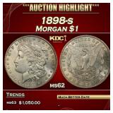 1898-s Morgan Dollar $1 ms62 USCG