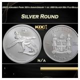2023 Jurassic Park 30th Anniversary 1 oz .999 Silv