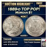 1889-o Morgan Dollar TOP POP! $1 ms66+ SEGS