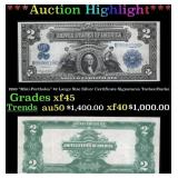 1899 $2 Large Size Silver Certificate "Mini-Portho
