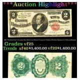 1891 $2 Large Size Silver Certificate "Windom Note