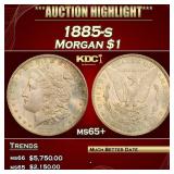 1885-s Morgan Dollar $1 ms65+ SEGS
