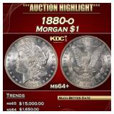 1880-o Morgan Dollar $1 ms64+ SEGS