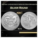 2022 Niue 1 oz Silver Icons of Inspiration: Wright