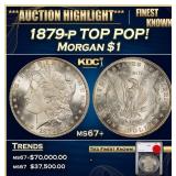 1879-p Morgan Dollar TOP POP! $1 ms67+ SEGS