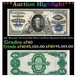 1891 $20 Large Silze Silver Certificate "Manning"