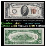 1934A $10 FRN Hawaii WWII Emergency Currency Grade