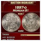 1897-o Morgan Dollar $1 ms62 USCG