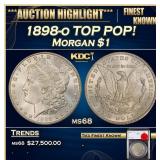1898-o Morgan Dollar TOP POP! $1 ms68 SEGS