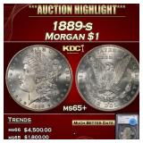1889-s Morgan Dollar $1 ms65+ SEGS