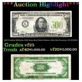 1934 $500 Green Seal Federal Reserve Note Presiden