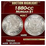 1880-cc Morgan Dollar $1 ms66 SEGS