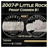 2007-P Little Rock Proof Modern Commem Dollar $1 p