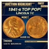 1941-s Lincoln Cent TOP POP! 1c ms68 rd SEGS
