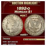 1892-o Morgan Dollar $1 ms65+ SEGS