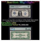 1923 $1 large size Silver Certificate ULTRA RARE M