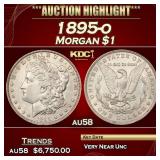 1895-o Morgan Dollar $1 au58 SEGS