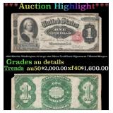 1891 $1 large size Silver Certificate Martha Washi