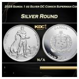 2024 Samoa 1 oz Silver DC Comics Superman Coin