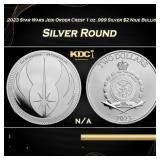 2023 Star Wars Jedi Order Crest 1 oz .999 Silver $