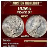 1926-d Peace Dollar $1 ms66+ SEGS