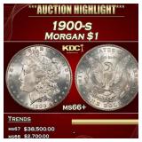 1900-s Morgan Dollar $1 ms66+ SEGS