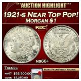 1921-s Morgan Dollar Near Top Pop! $1 ms66+ SEGS