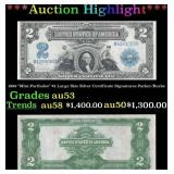 1899 $2 Large Size Silver Certificate "Mini-Portho