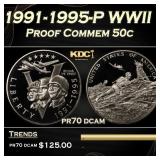 1991-1995-P WWII Proof Modern Commem Half Dollar 5