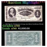1886 $1 large size Silver Certificate Martha Washi