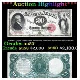 1880 $20 Legal Tender Note Alexander Hamilton Grad