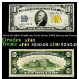 1934A $10 Silver Certificate North Africa WWII Eme