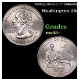 2009-p District of Columbia Washington Quarter 25c