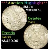*Highlight* 1921-s Morgan Dollar $1 ms66 SEGS (fc)