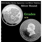 2024 Zodiac Series Aquarius 1 oz Silver Tokelau $5