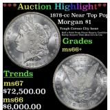*Highlight* 1878-cc Morgan Dollar Near Top Pop! $1