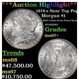 *Highlight* 1878-s Morgan Dollar Near Top Pop! $1