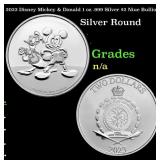 2023 Disney Mickey & Donald 1 oz .999 Silver $2 Ni